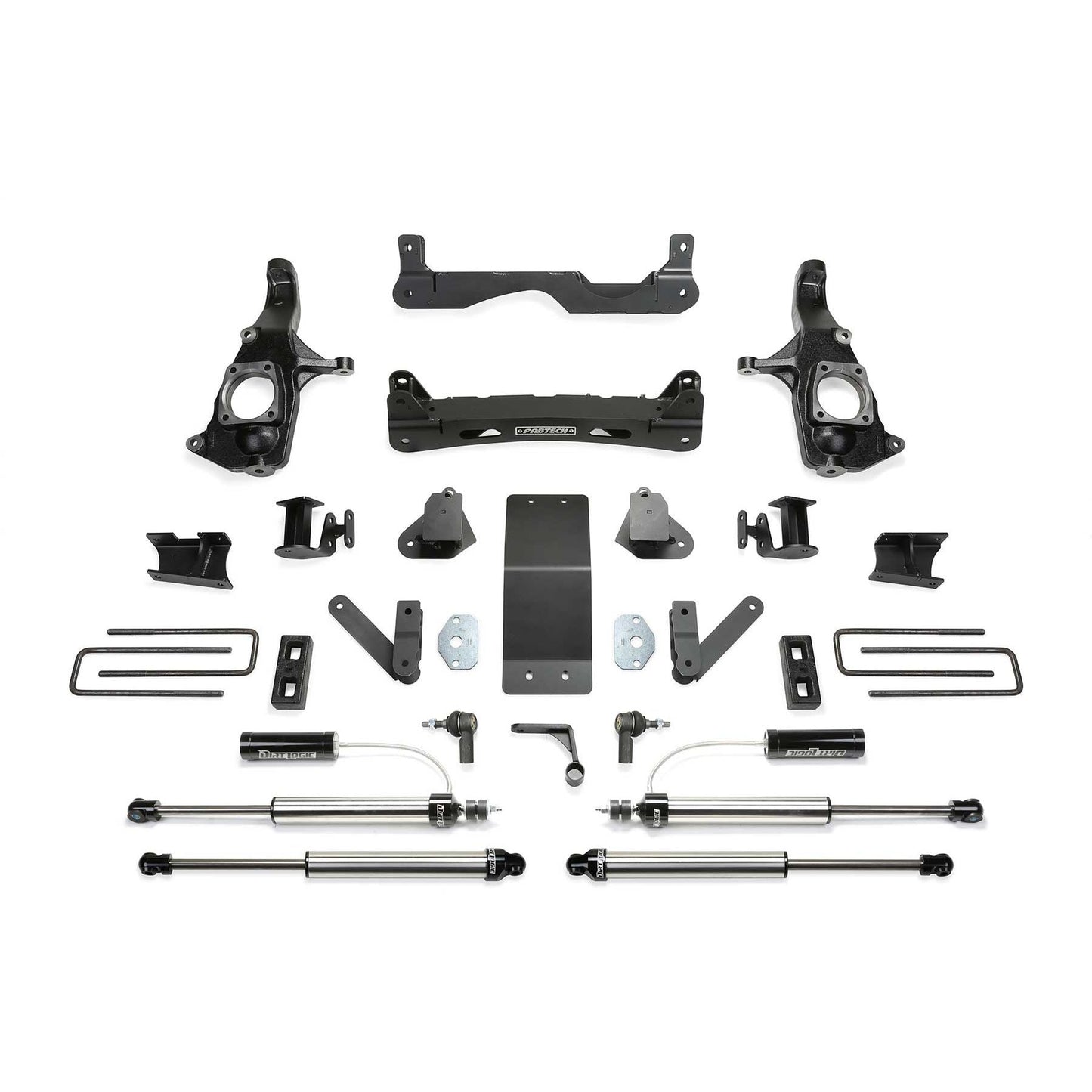 Fabtech 4" Basic Suspension System w/ DLSS Reservoir Shocks | GM 2500HD 2WD/4WD (11-19) (K1122DL)