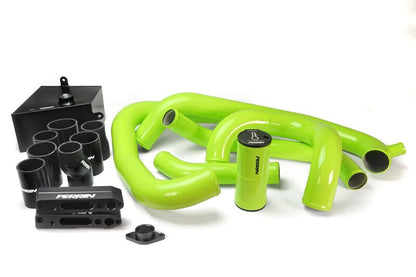 Perrin PSP-ITR-437-3NY FMIC Boost Tube Kit Neon Yellow for 2015–2021 Subaru WRX