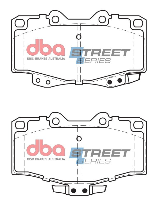 DBA Street Series Front Brake Pads (297mm Front Rotor) | Toyota 4Runner (95-02) (DB1149SS)
