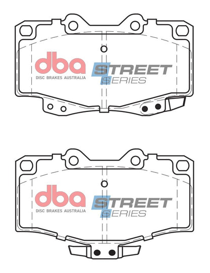 DBA Street Series Front Brake Pads (297mm Front Rotor) | Toyota 4Runner (95-02) (DB1149SS)