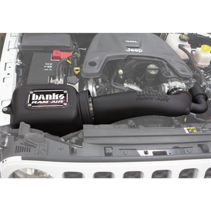 Banks Power 18-20 Jeep 3.6L Wrangler Ram-Air Intake System - Dry Filter | Jeep Wrangler (18-20) (41843-D)