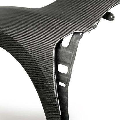 Seibon OE-Style Gloss Carbon Fiber Front Fenders | Honda Civic Type R (17+) (FF17HDCVR-OE)