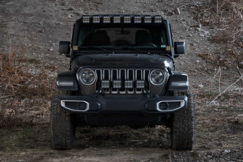Diode Dynamics Jeep JL SS5 Sport CrossLink Windshield - White Combo Lightbar Kit