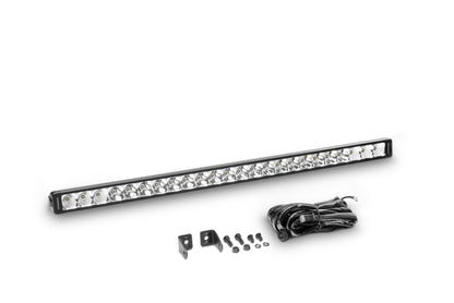 Go Rhino Xplor Bright Series Sgl Row LED Light Bar (Side/Track Mount) 32in. - Blk