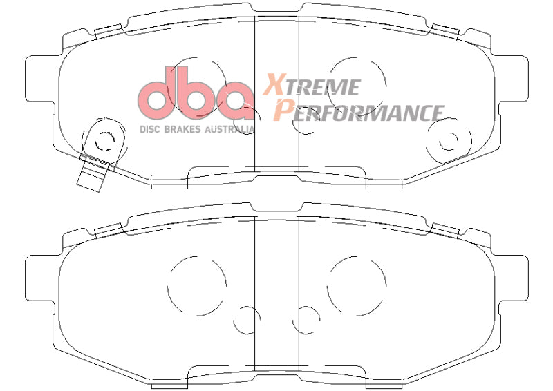 DBA XP650 Rear Brake Pads | Subaru Legacy GT (11+) (DB1789XP)
