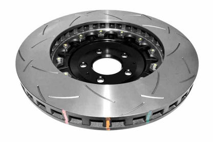DBA 5000 Series T3 Slotted Front Rotor w/ Black Hat | Audi S6 (07-11) (DBA52778BLKS)