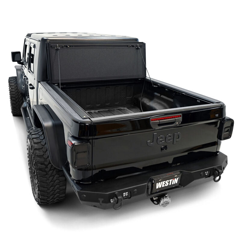 Westin Automotive 19-44165 Hard Tri-Fold Tonneau Cover For 2020-2025 Jeep JT