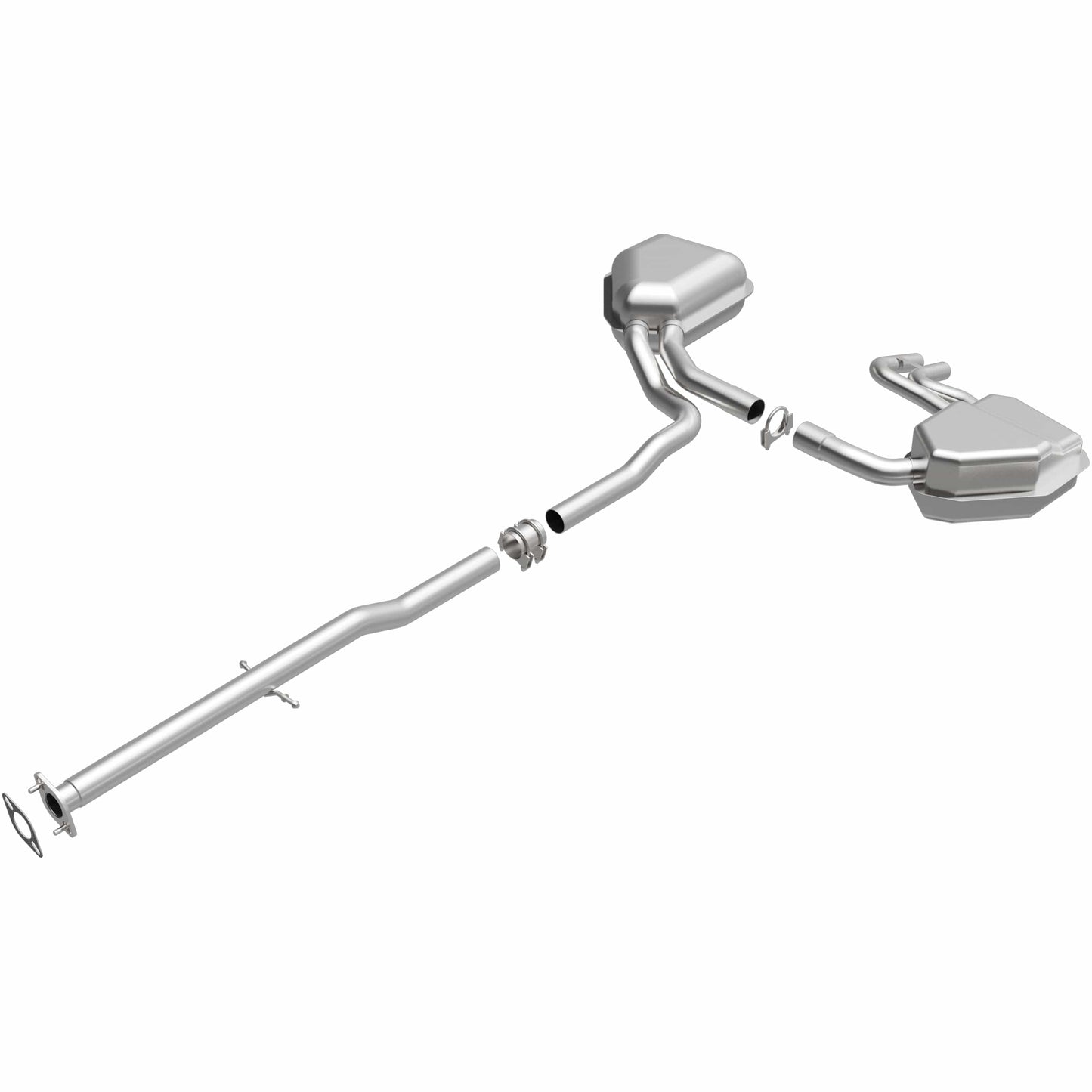 BRExhaust 2002-2008 Mini Cooper 1.6L Direct-Fit Replacement Exhaust System