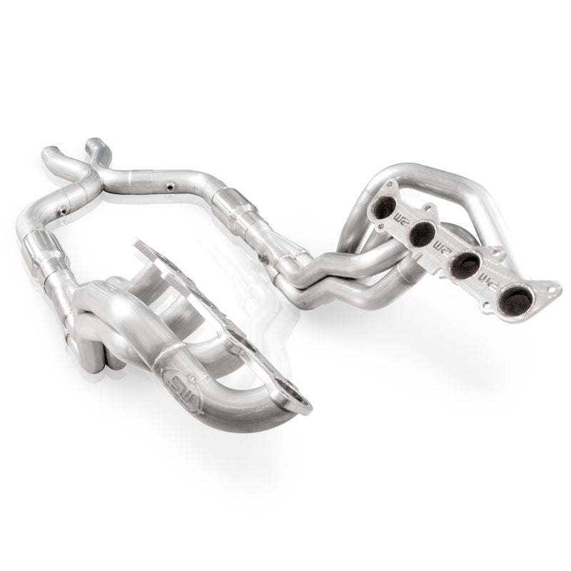 Stainless Works 1-7/8in Primaries 3in X-Pipe High-Flow Cats | Mustang GT (11-14) (M12HDRCATX)