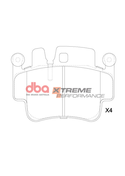 DBA XP Front & Rear Brake Pads | Porsche 911 Carrera 996 / Carrera S 997 (98-13) (DB1401XP)