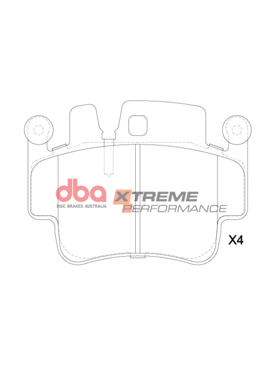 DBA XP Front & Rear Brake Pads | Porsche 911 Carrera 996 / Carrera S 997 (98-13) (DB1401XP)