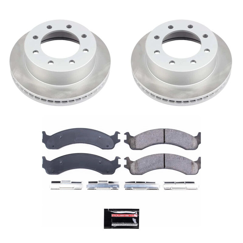 PowerStop 00-02 Dodge Ram 3500 Front Semi-Coated Rotor Kit (SC2156)