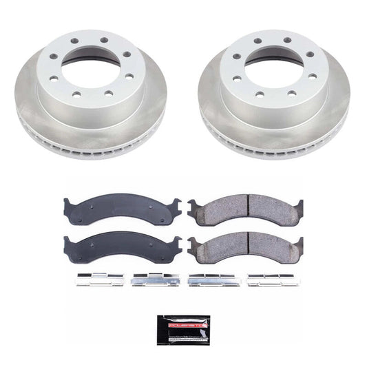 PowerStop 00-02 Dodge Ram 3500 Front Semi-Coated Rotor Kit (SC2156)