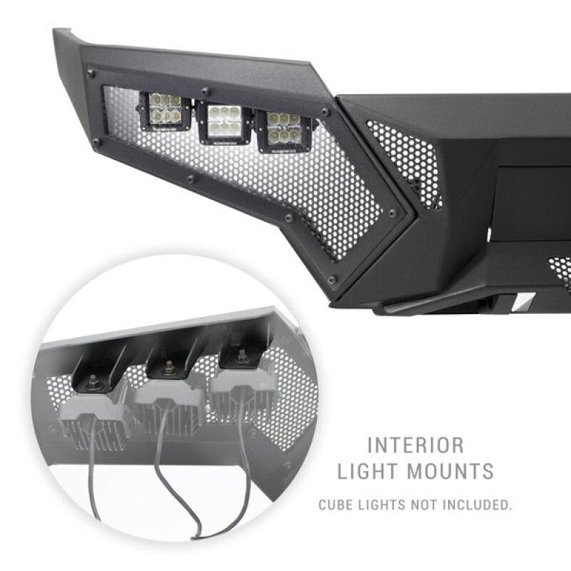 Go Rhino 22-26 Toyota Tundra (4dr) Element Front Bumper w/ Power Bar - Tex. Blk