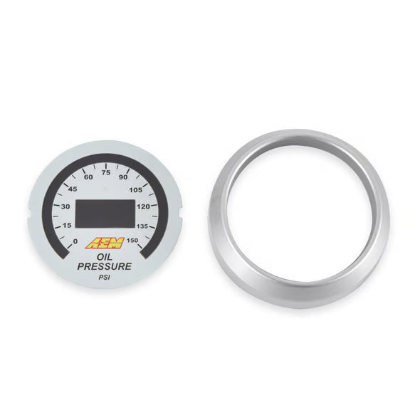 AEM Digital Oil Pressure Gauges 0-150 PSI (30-4407)