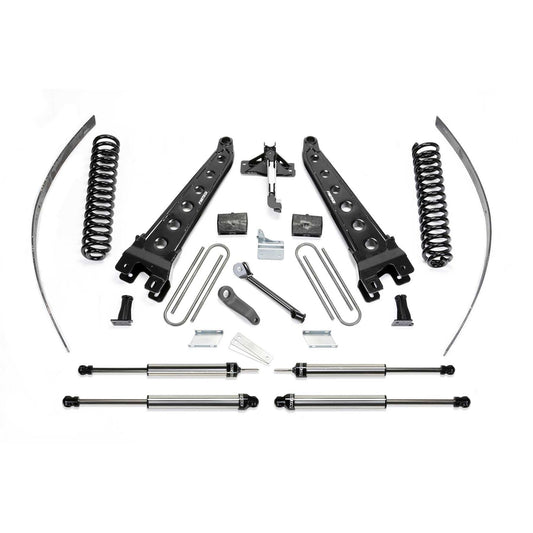 Fabtech 8" Radius Arm System w/ Coils & DLSS Shocks | Ford F250 4WD (08-16) w/o Factory Overload (K2123DL)