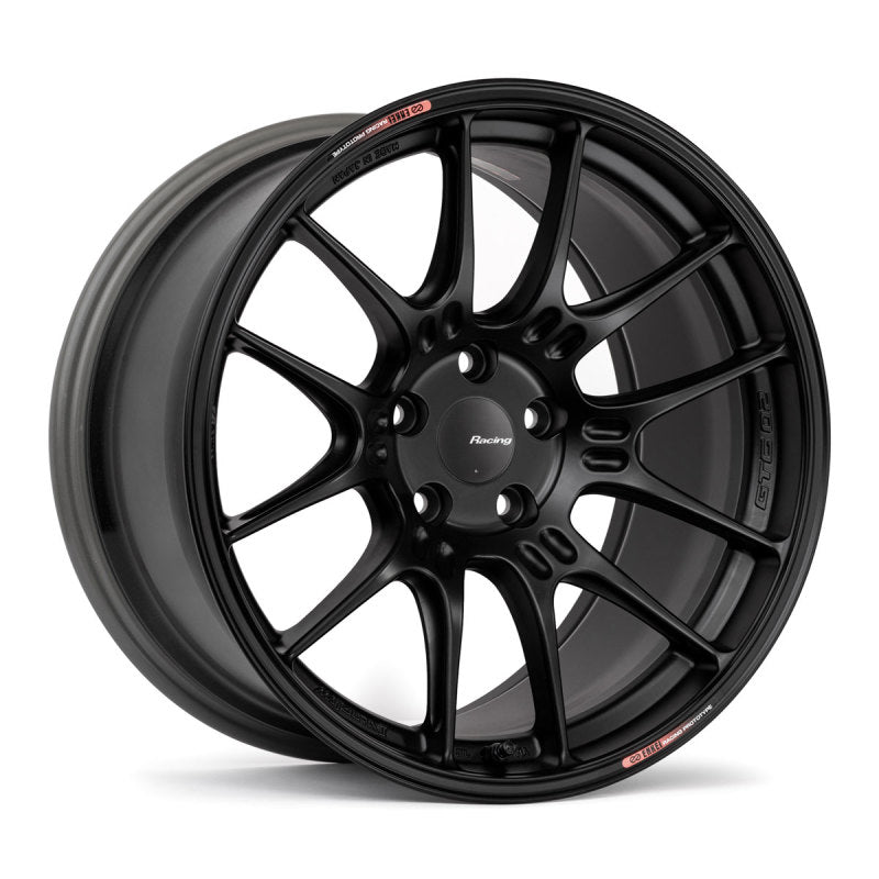 Enkei GTC02 Matte Black | 17x8" +42mm | 4x100mm Wheel