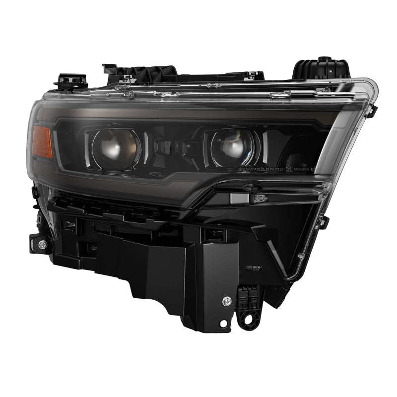 AlphaRex 880906 LUXX Dual LED Projector Headlights Alpha-Black Ram 25-26