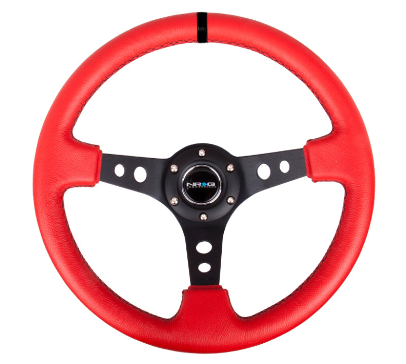 NRG 350MM 3" DEEP DISH WITH HOLES SUEDE