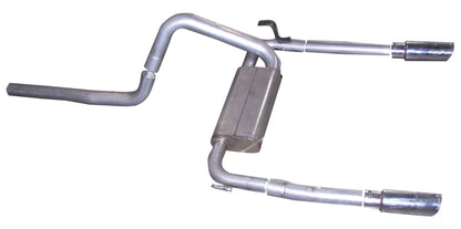 Gibson 3in Dual Cat-Back Exhaust | Chevrolet Camaro Z28 5.7L (98-02) (320000)
