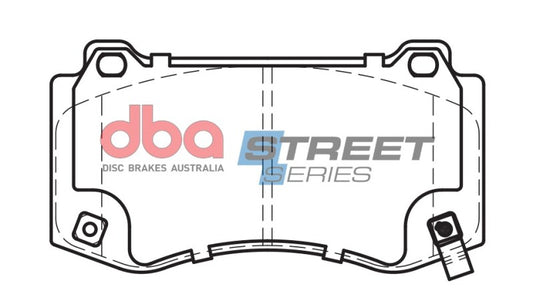 DBA Front Street Series Brake Pads | Chrysler 300 C SRT8 (05-23) (DB2259SS)