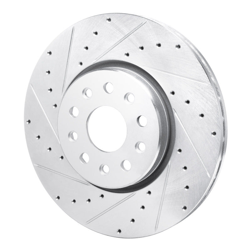 DFC D&S Silver Brake Rotor (FRONT LEFT): Dodge Charger (21-25)