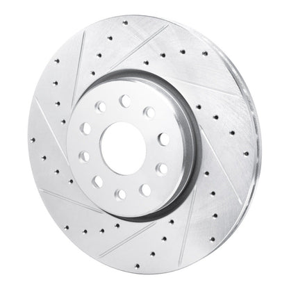 DFC D&S Silver Brake Rotor (FRONT LEFT): Dodge Charger (21-25)