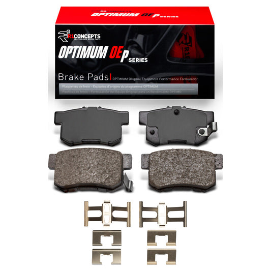 R1 Concepts Rear Optimum OEp Brake Pads w/HW | Honda S2000 (00-13) (2551-0537-03)