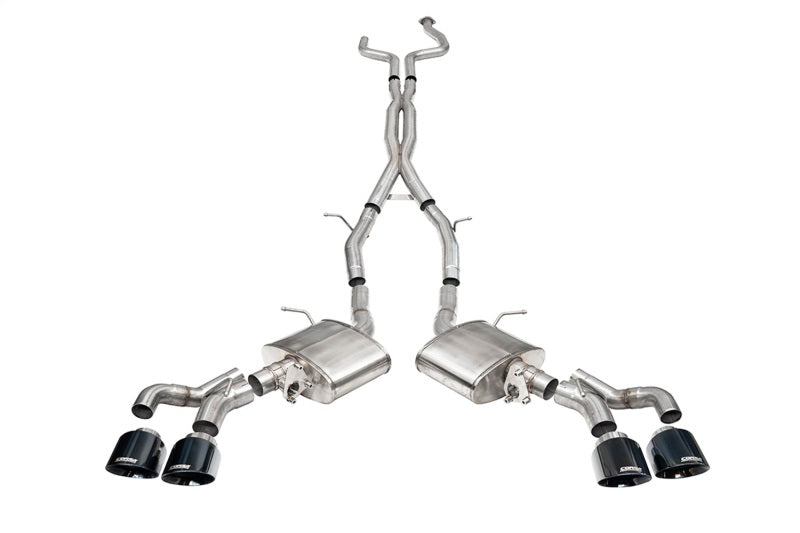 CORSA Xtreme Valved / 3.0 in Cat-Back 4.5 in Slash Tips | 2022+ Cadillac CT5-V Blackwing (21320)