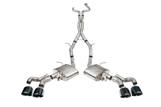 CORSA Xtreme Valved / 3.0 in Cat-Back 4.5 in Slash Tips | 2022+ Cadillac CT5-V Blackwing (21320)