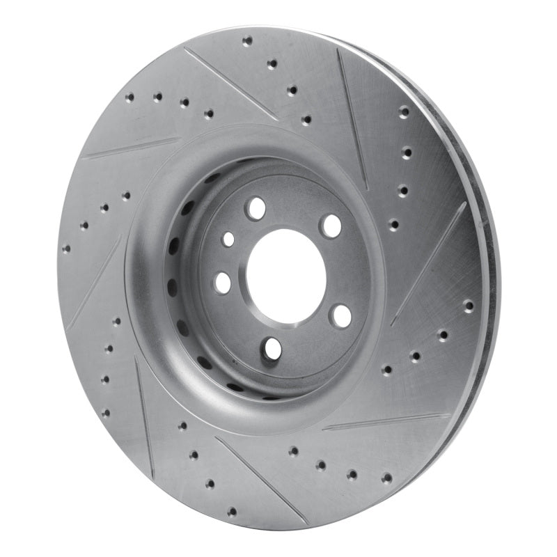 DFC D&S Silver Brake Rotor (FRONT LEFT): Dodge Charger (14-23)