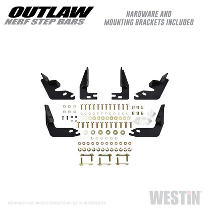 Westin 58-53565 Outlaw Nerf Step Bar For 2011-2018 Ram 1500 Crew Cab Pickup