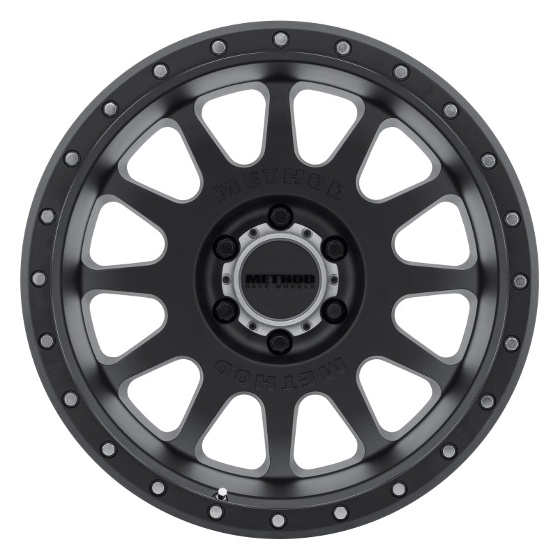 (set of 4) Method MR605 NV Matte Black | 20x10" -24mm | 6x5.5in Wheel
