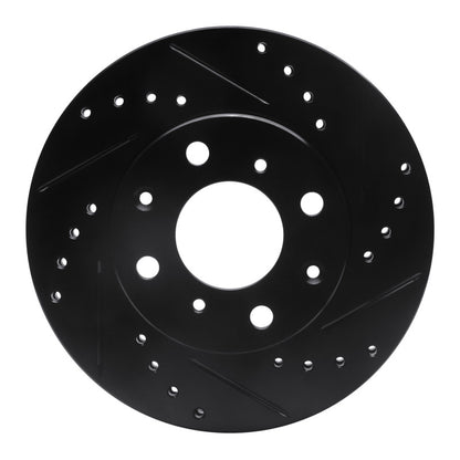 R1 90-00 Honda Civic Hatchback Drilled & Slotted Front Rotor | 83-00 (ECB-59018R)