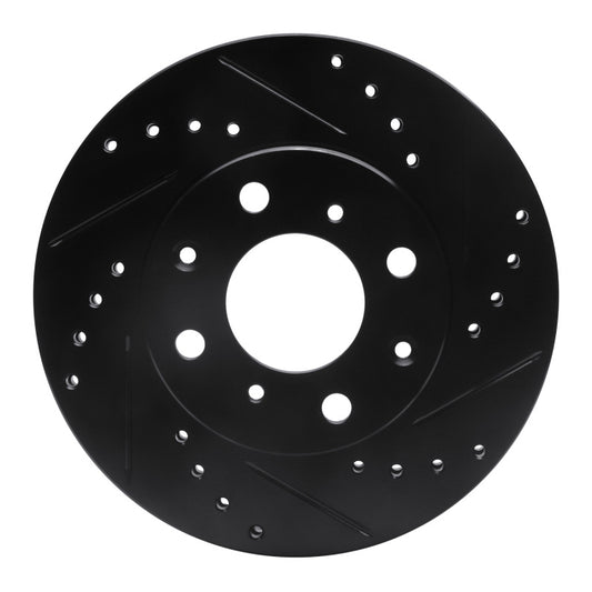 R1 90-00 Honda Civic Hatchback Drilled & Slotted Front Rotor | 83-00 (ECB-59018R)