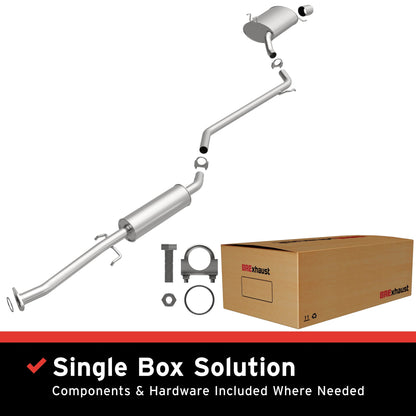 BRExhaust 2008-2012 Honda Accord 2.4L Direct-Fit Replacement Exhaust System