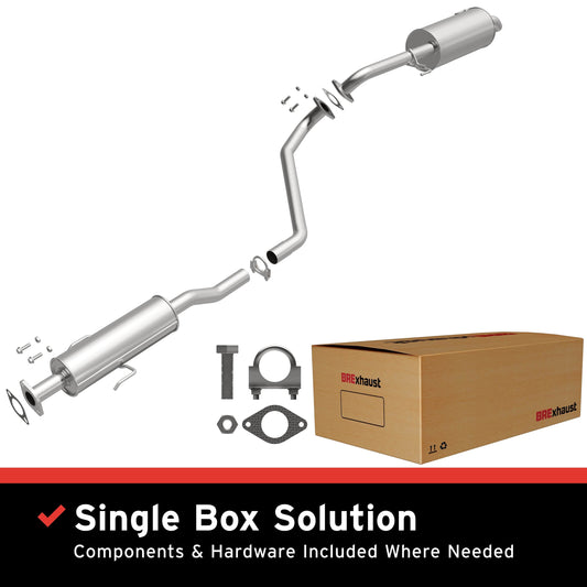 BRExhaust 2010-2013 Kia Forte Direct-Fit Replacement Exhaust System