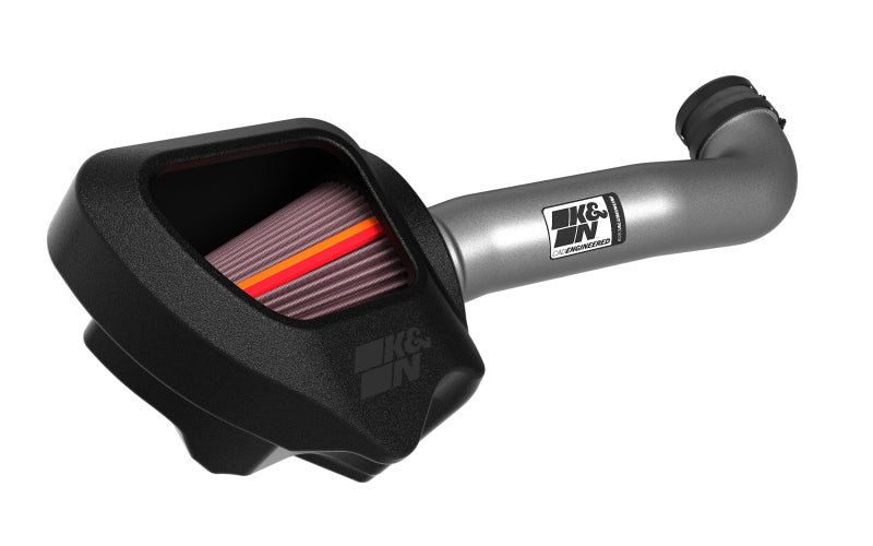 K&N 70-1566 Aluminum Cold Air Intake For Jeep Wrangler 12-18