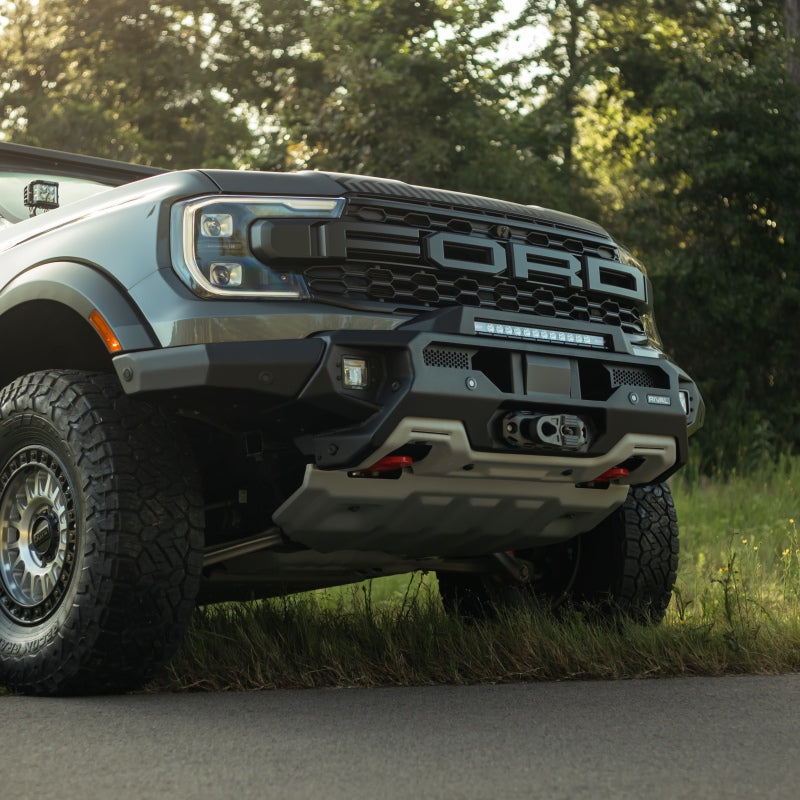 Rival 2D.1813.1.US Aluminum Bumper w/Winch Mount & Recovery Points For Ford Ranger Raptor