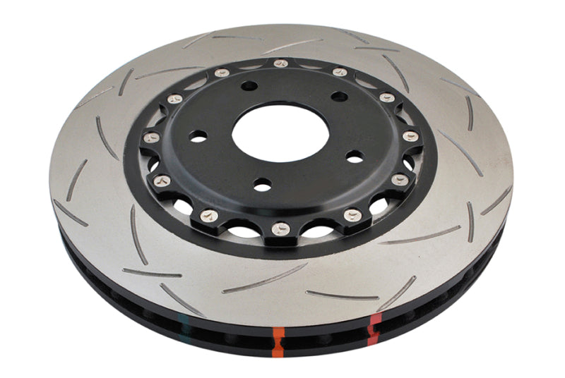 DBA 5000 Series Slotted 2-Pc Rotor w/ Black Hat | Chevy Corvette C6 w/ Z51 (05-12) (DBA52990BLKS)