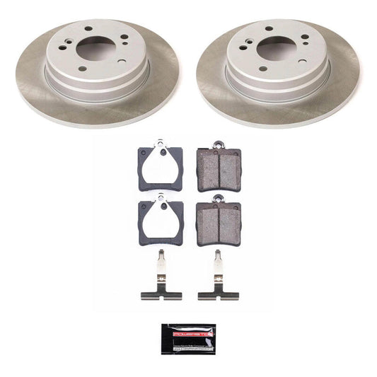 PowerStop 01-04 Mercedes-Benz SLK320 Rear Semi-Coated Rotor Kit (SC368)