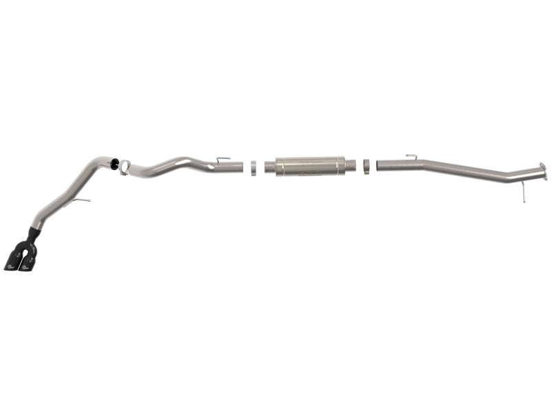 aFe 49-33156-B Vulcan 3in SS Rear-Side Exit Exhaust System For Ford Ranger Raptor 22-26