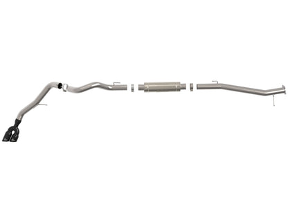 aFe 49-33156-B Vulcan 3in SS Rear-Side Exit Exhaust System For Ford Ranger Raptor 22-26