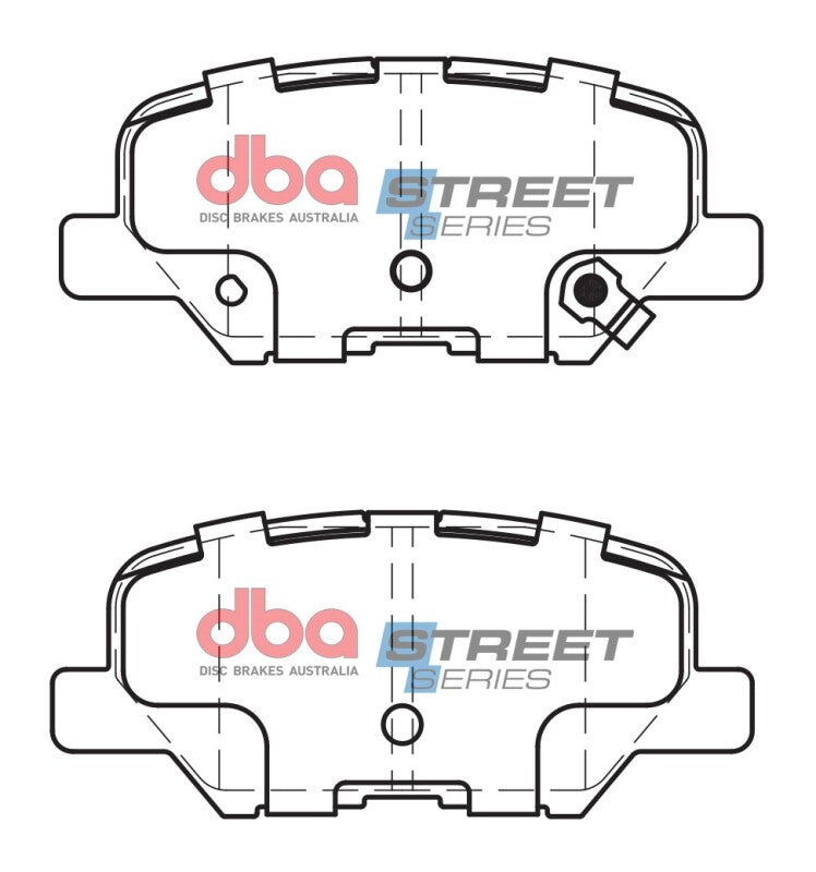 DBA Rear Street Series Brake Pads | Mazda 6 (14-18) (DB2294SS)