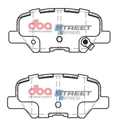 DBA Rear Street Series Brake Pads | Mazda 6 (14-18) (DB2294SS)