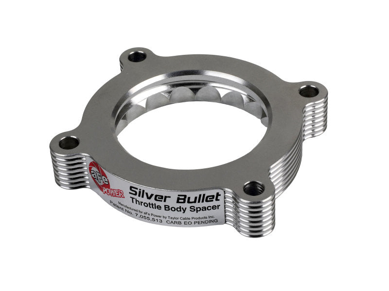 aFe Silver Bullet Throttle Body Spacer | Ford Mustang / F-150 V6 3.7L (11-14) (46-33016)