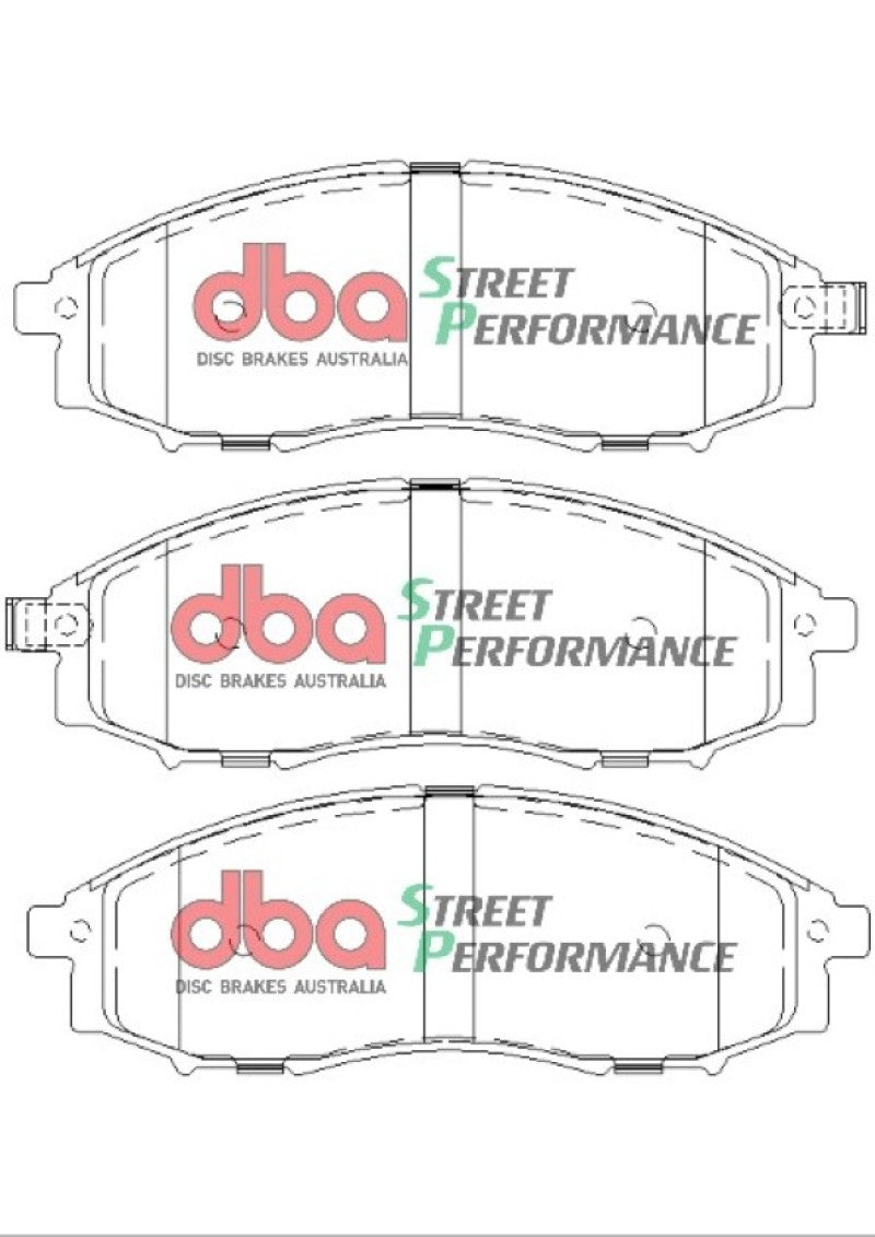 DBA SP500 Front Street Performance Front Brake Pads | Nissan Xterra (00-04) (DB1439SP)