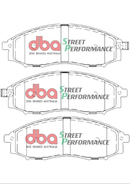 DBA SP500 Front Street Performance Front Brake Pads | Nissan Xterra (00-04) (DB1439SP)