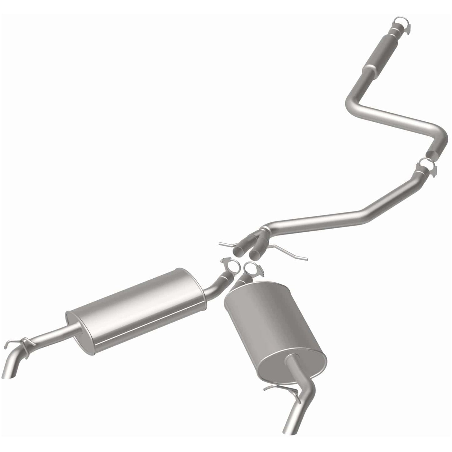 BRExhaust 1996-1999 Cadillac DeVille 4.6L Direct-Fit Replacement Exhaust System