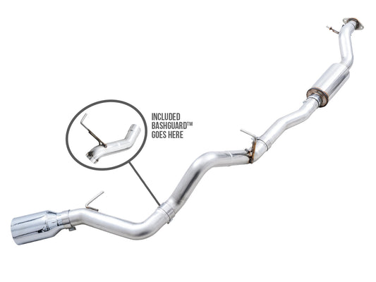 AWE Tuning AWE 0FG Catback Exhaust for Ford Bronco with BashGuardâ„¢ - Single 5" Tip - 3015-22789